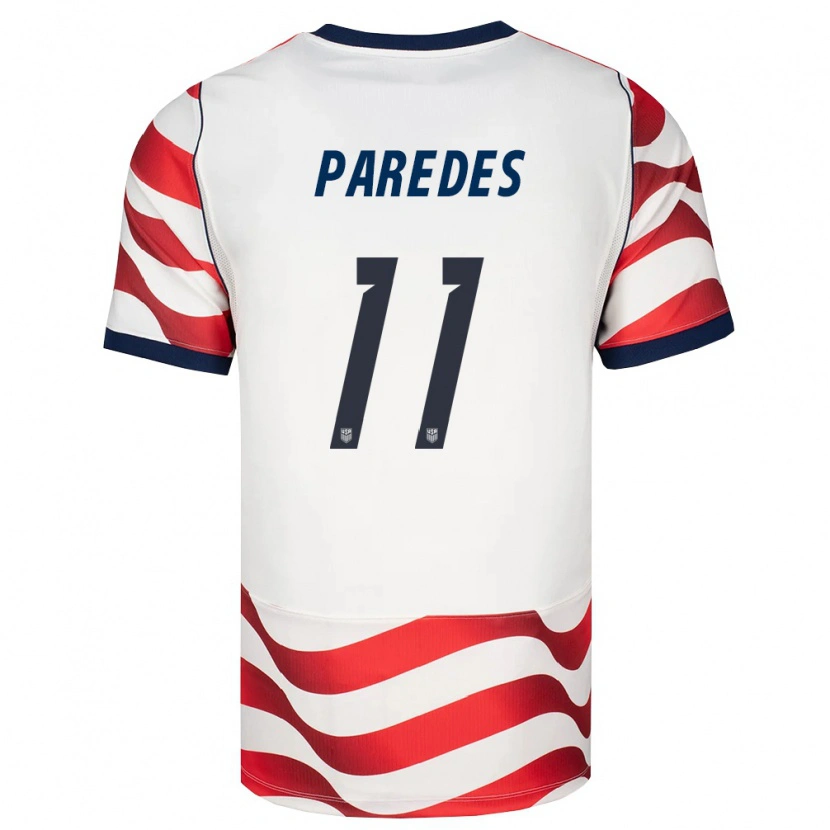 Danxen Män Usa Kevin Paredes #11 Röd Vit Svart Hemmatröja Matchtröjor 26-28 Tröjor T-Tröja