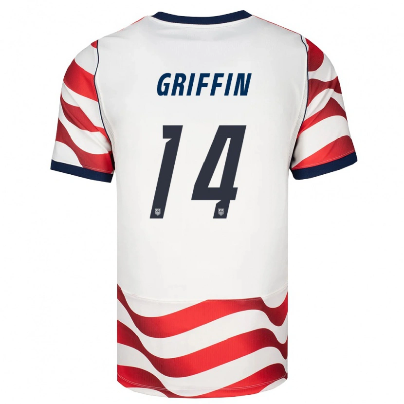 Danxen Män Usa Jordan Griffin #14 Röd Vit Svart Hemmatröja Matchtröjor 26-28 Tröjor T-Tröja
