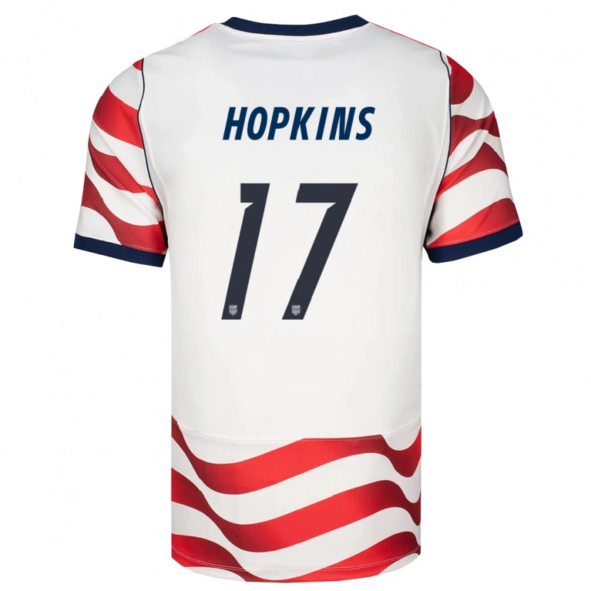 Danxen Män Usa Jackson Hopkins #17 Röd Vit Svart Hemmatröja Matchtröjor 26-28 Tröjor T-Tröja