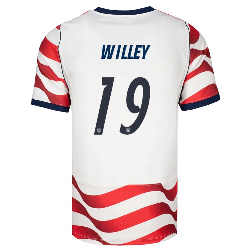 Danxen Män Usa Blake Willey #19 Röd Vit Svart Hemmatröja Matchtröjor 26-28 Tröjor T-Tröja