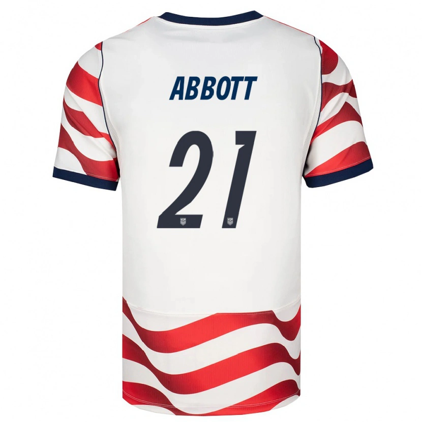 Danxen Män Usa Keller Abbott #21 Röd Vit Svart Hemmatröja Matchtröjor 26-28 Tröjor T-Tröja