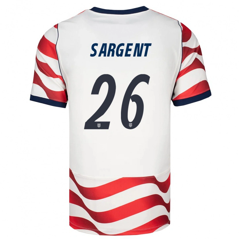Danxen Män Usa Josh Sargent #26 Röd Vit Svart Hemmatröja Matchtröjor 26-28 Tröjor T-Tröja