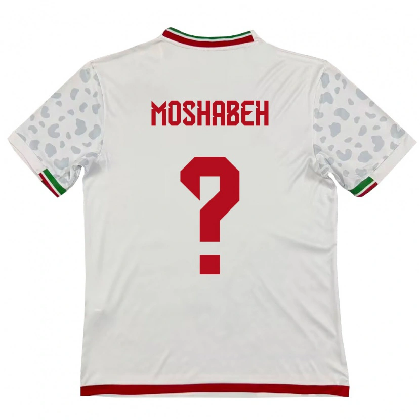 Danxen Män Iran Mahan Moshabeh #0 Vit Röd Hemmatröja Matchtröjor 26-28 Tröjor T-Tröja
