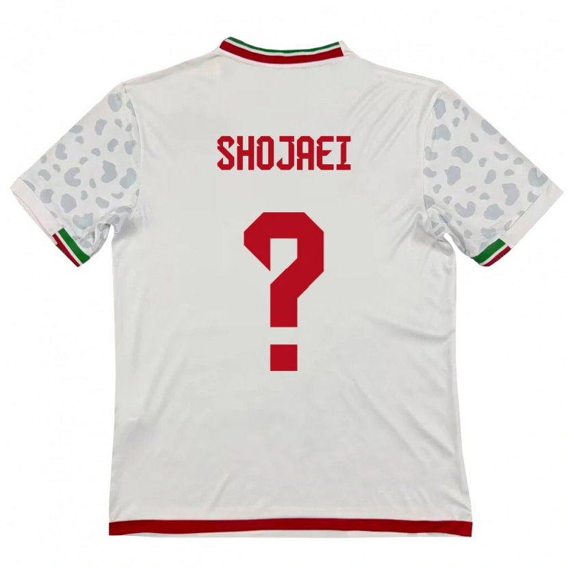 Danxen Män Iran Amirhossein Shojaei #0 Vit Röd Hemmatröja Matchtröjor 26-28 Tröjor T-Tröja