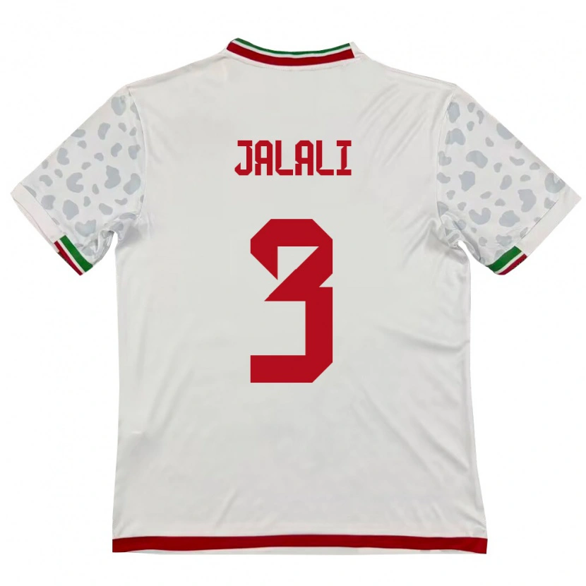 Danxen Män Iran Ahmadreza Jalali #3 Vit Röd Hemmatröja Matchtröjor 26-28 Tröjor T-Tröja