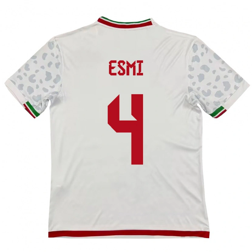 Danxen Män Iran Pouya Esmi #4 Vit Röd Hemmatröja Matchtröjor 26-28 Tröjor T-Tröja