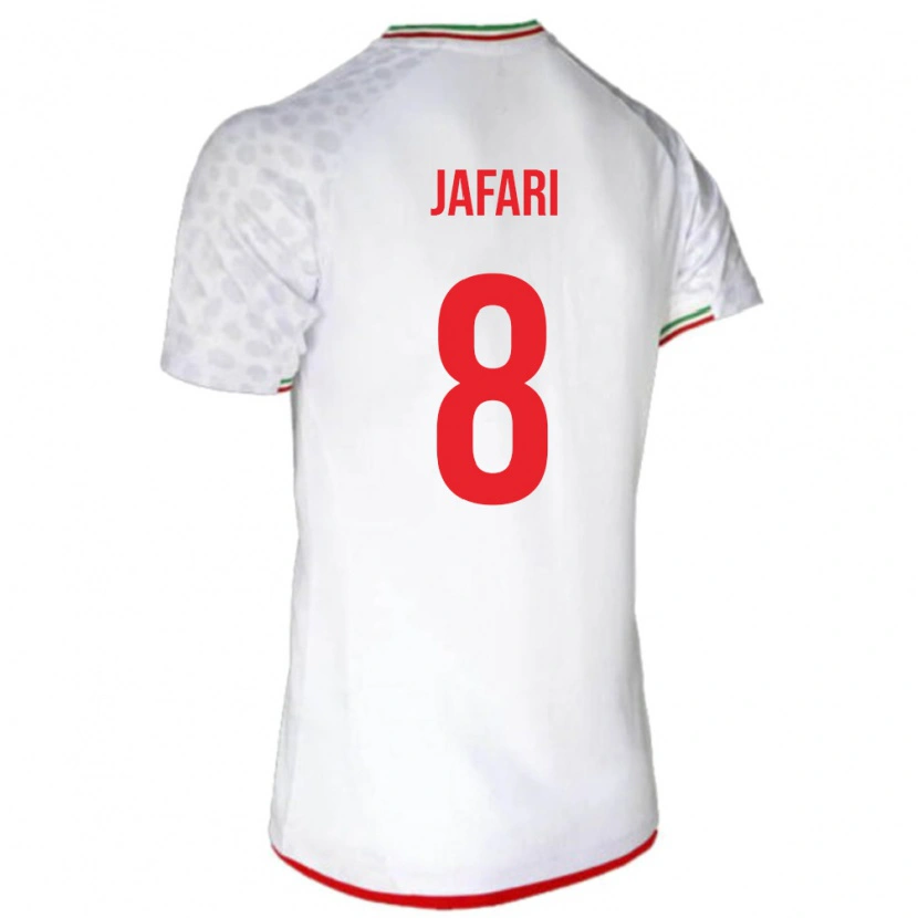 Danxen Män Iran Pouya Jafari #8 Vit Röd Hemmatröja Matchtröjor 26-28 Tröjor T-Tröja