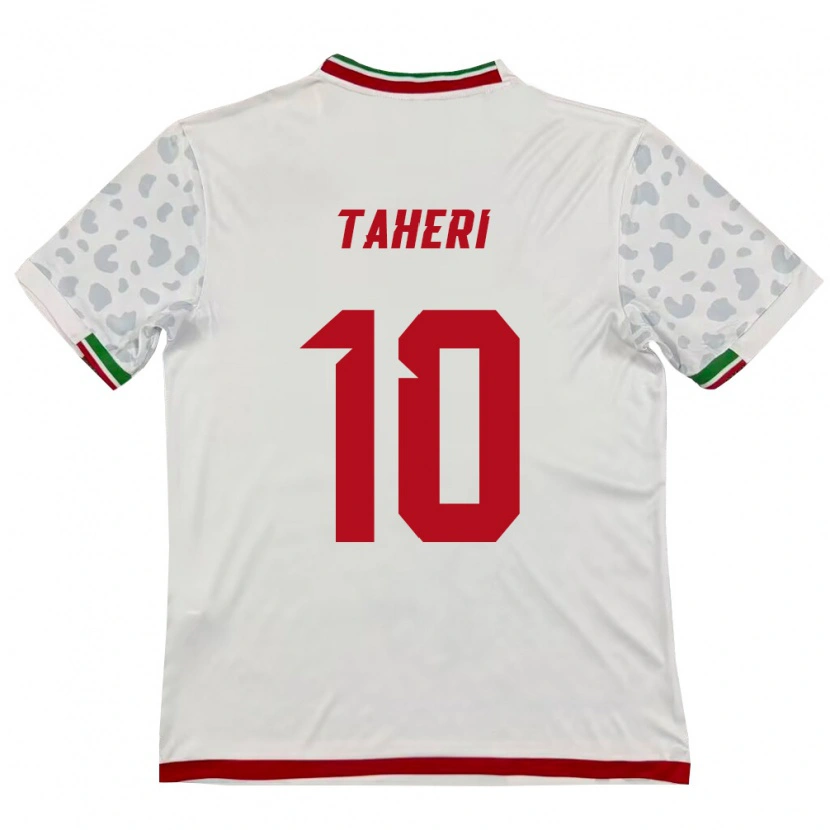 Danxen Män Iran Kasra Taheri #10 Vit Röd Hemmatröja Matchtröjor 26-28 Tröjor T-Tröja