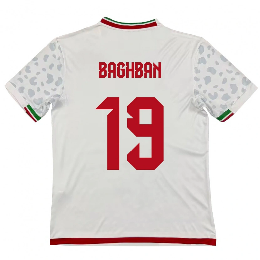 Danxen Män Iran Hadi Baghban #19 Vit Röd Hemmatröja Matchtröjor 26-28 Tröjor T-Tröja