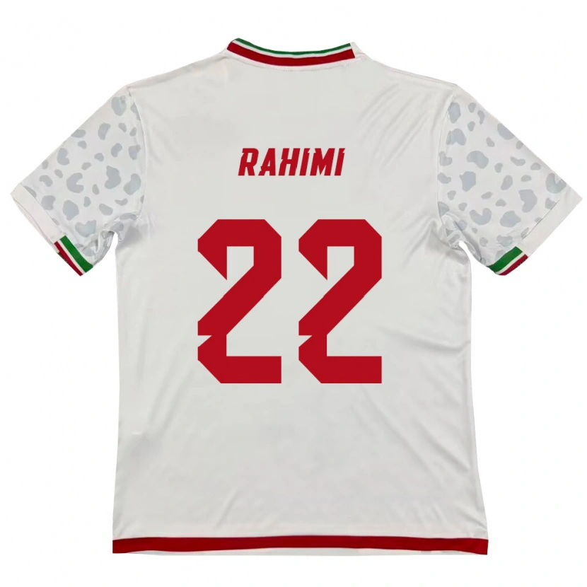 Danxen Män Iran Farzad Rahimi #22 Vit Röd Hemmatröja Matchtröjor 26-28 Tröjor T-Tröja