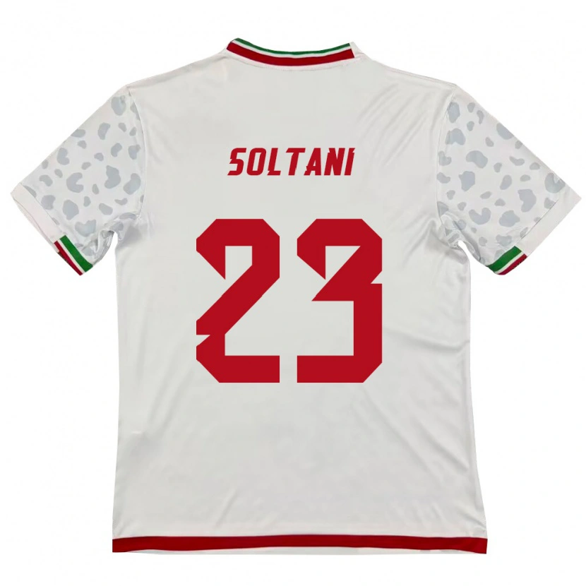 Danxen Män Iran Raouf Soltani #23 Vit Röd Hemmatröja Matchtröjor 26-28 Tröjor T-Tröja