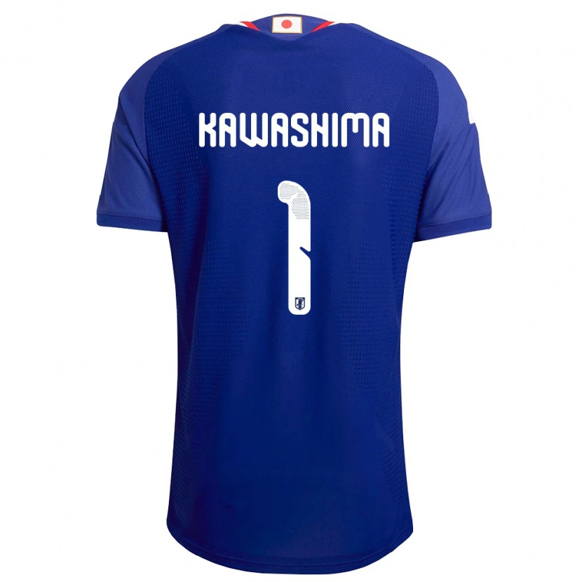 Danxen Män Japan Eiji Kawashima #1 Blå Vit Röd Hemmatröja Matchtröjor 26-28 Tröjor T-Tröja