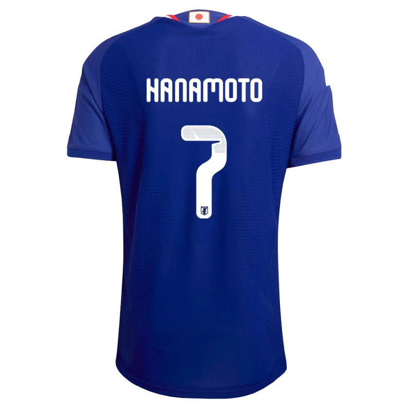 Danxen Män Japan Yohan Hanamoto #7 Blå Vit Röd Hemmatröja Matchtröjor 26-28 Tröjor T-Tröja