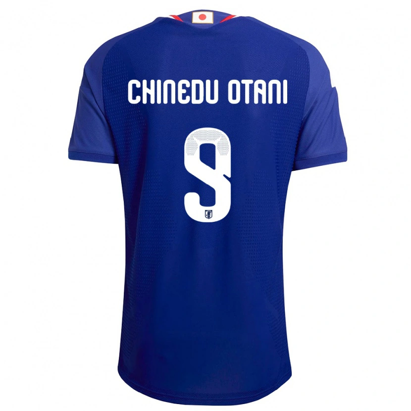 Danxen Män Japan Divine Chinedu Otani #9 Blå Vit Röd Hemmatröja Matchtröjor 26-28 Tröjor T-Tröja
