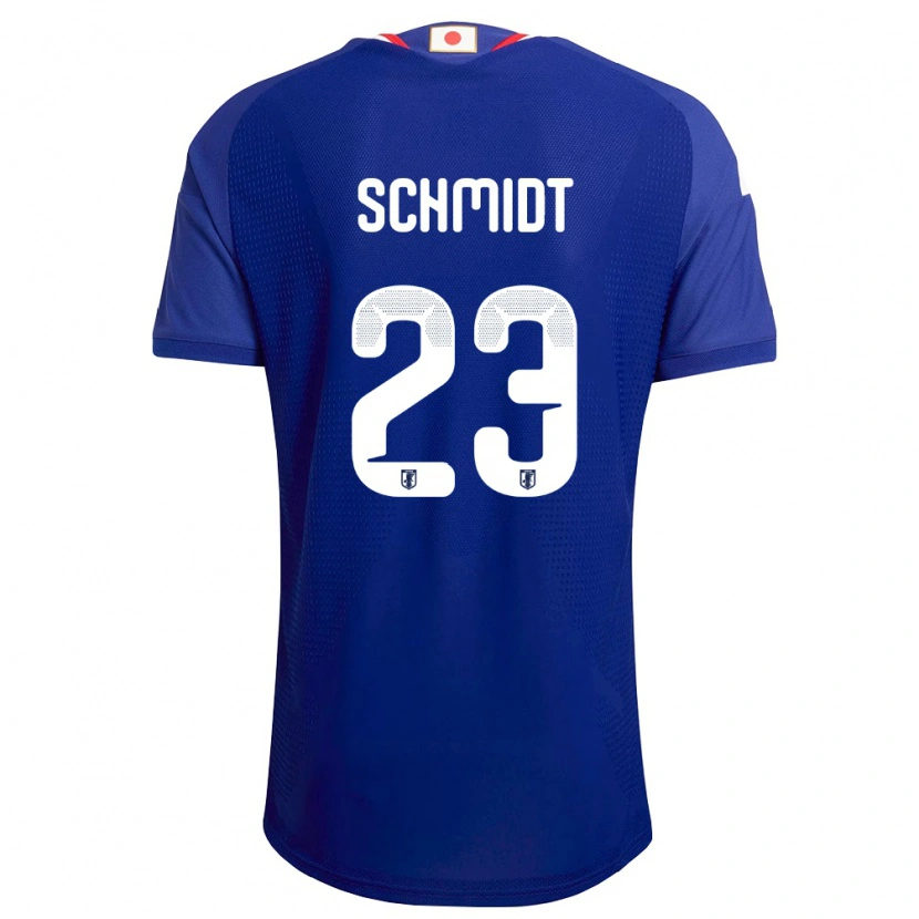 Danxen Män Japan Daniel Schmidt #23 Blå Vit Röd Hemmatröja Matchtröjor 26-28 Tröjor T-Tröja