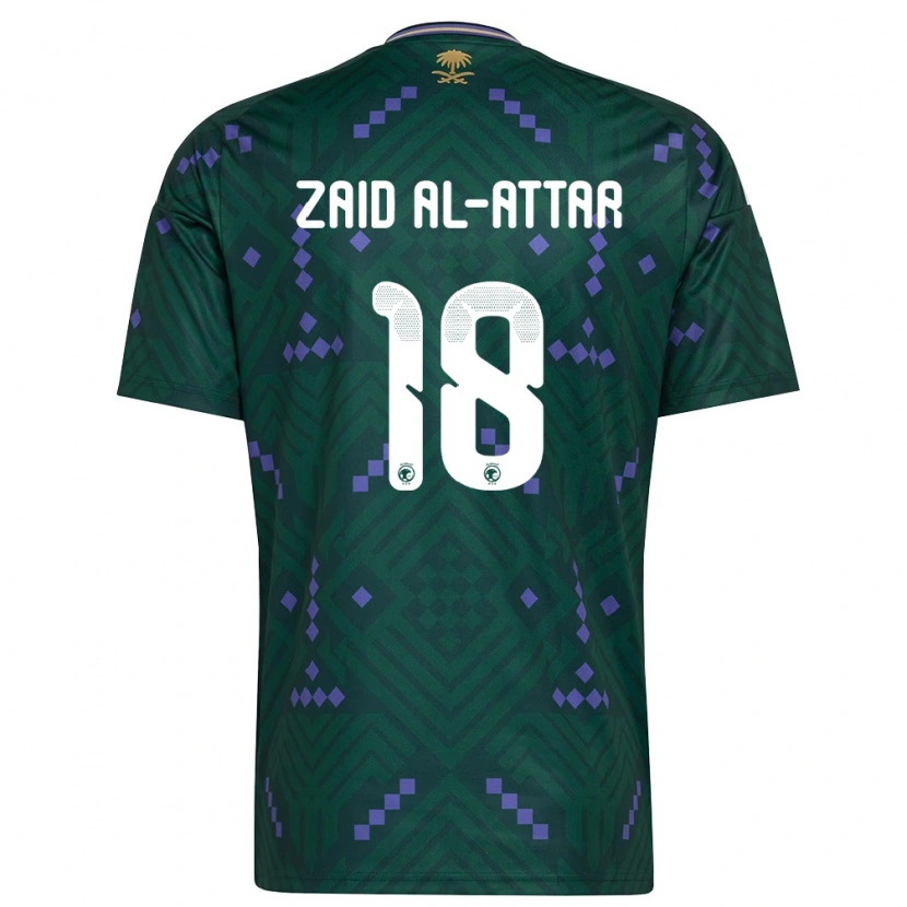 Danxen Män Saudi-Arabien Ramez Al-Attar #18 Grön Lila Vit Hemmatröja Matchtröjor 26-28 Tröjor T-Tröja