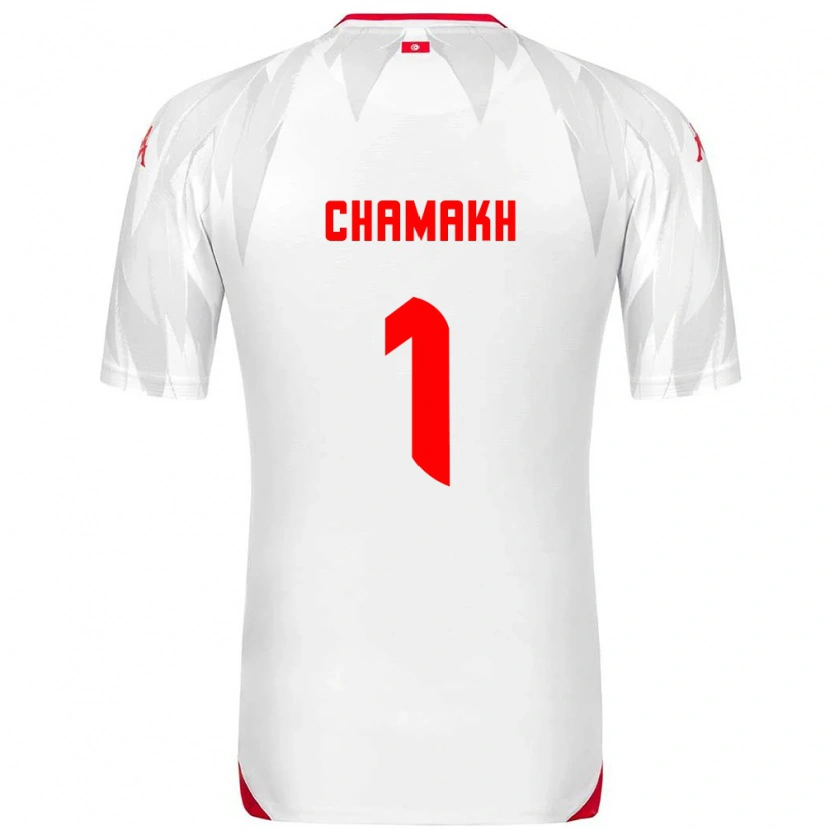 Danxen Män Tunisien Abdelmouhib Chamakh #1 Vit Röd Hemmatröja Matchtröjor 26-28 Tröjor T-Tröja