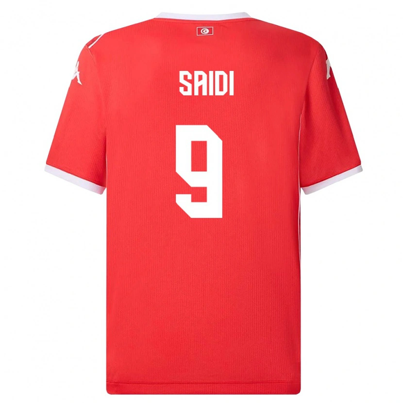 Danxen Män Tunisien Anisse Saidi #9 Röd Vit Hemmatröja Matchtröjor 26-28 Tröjor T-Tröja