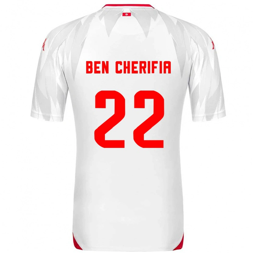 Danxen Män Tunisien Moez Ben Cherifia #22 Vit Röd Hemmatröja Matchtröjor 26-28 Tröjor T-Tröja