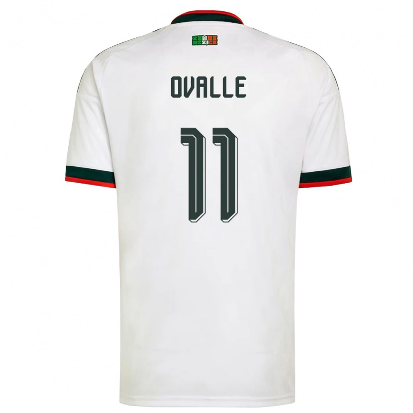 Danxen Män Mexiko Lizbeth Ovalle #11 Vit Burgund Grön Bortatröja Matchtröjor 26-28 Tröjor T-Tröja