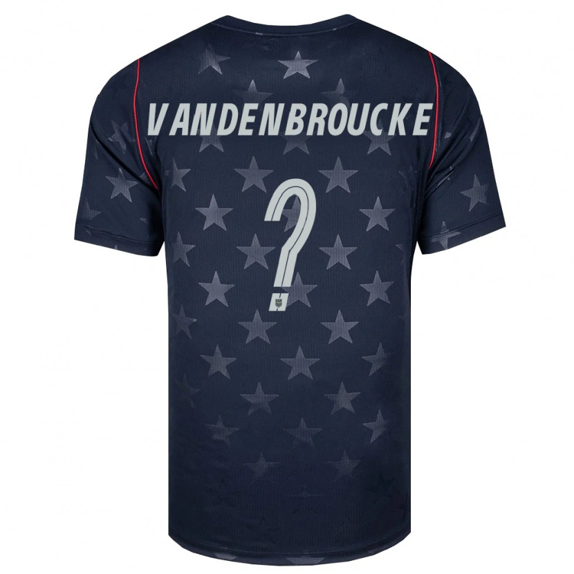 Danxen Män Usa Victor Vandenbroucke #0 Svart Vit Röd Bortatröja Matchtröjor 26-28 Tröjor T-Tröja