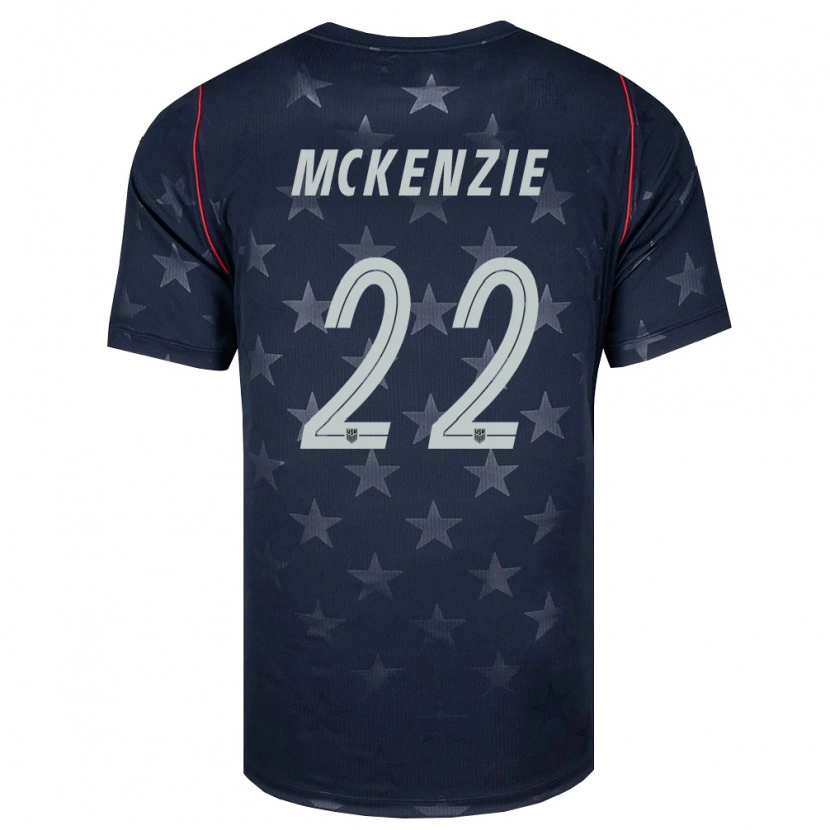 Danxen Män Usa Mark Mckenzie #22 Svart Vit Röd Bortatröja Matchtröjor 26-28 Tröjor T-Tröja