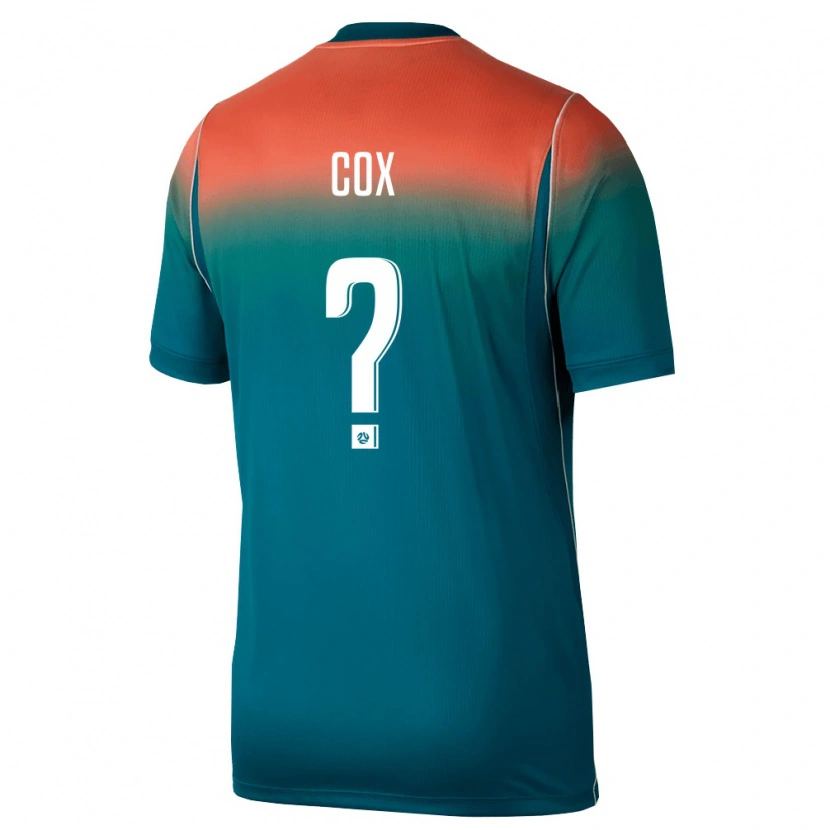 Danxen Män Australien Ethan Cox #0 Grön Rosa Bortatröja Matchtröjor 26-28 Tröjor T-Tröja