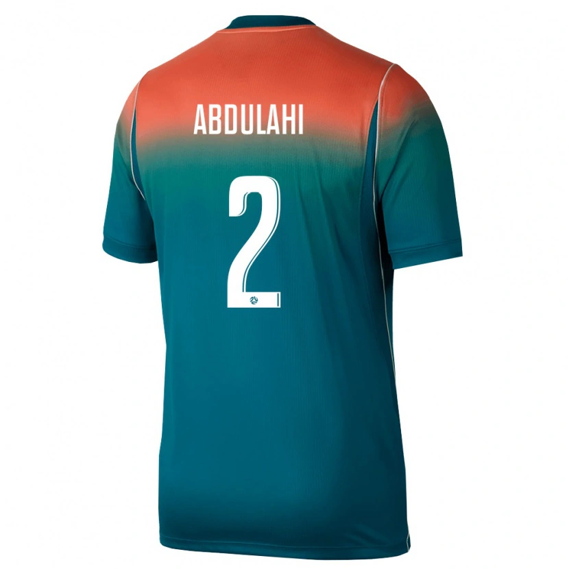Danxen Män Australien Idrus Abdulahi #2 Grön Rosa Bortatröja Matchtröjor 26-28 Tröjor T-Tröja