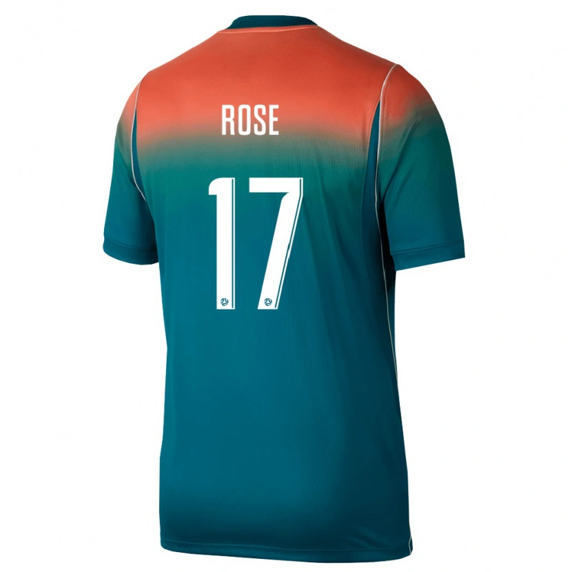 Danxen Män Australien Jai Rose #17 Grön Rosa Bortatröja Matchtröjor 26-28 Tröjor T-Tröja