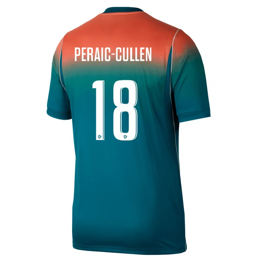 Danxen Män Australien Dylan Peraić-Cullen #18 Grön Rosa Bortatröja Matchtröjor 26-28 Tröjor T-Tröja