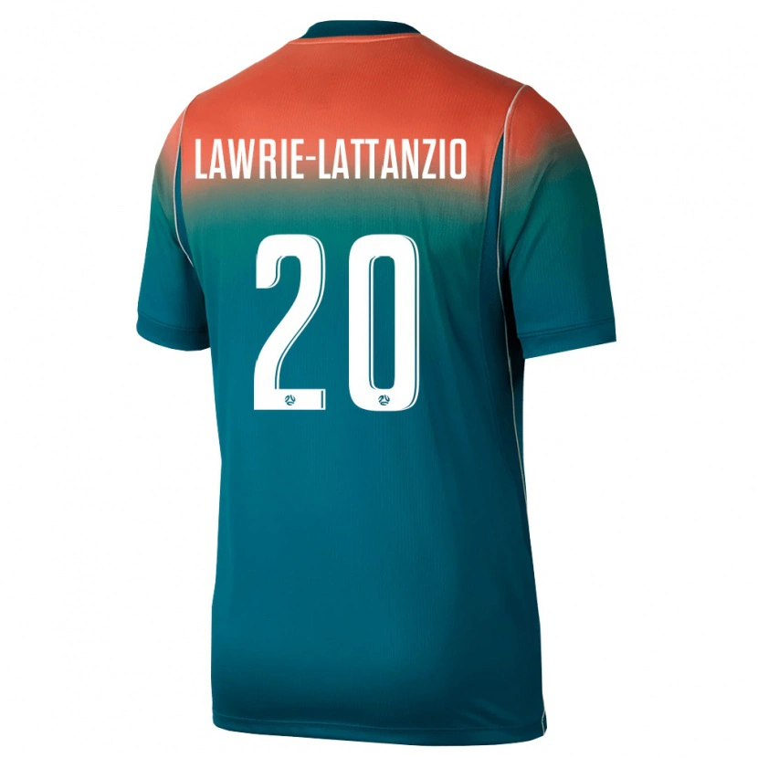 Danxen Män Australien Luis Lawrie Lattanzio #20 Grön Rosa Bortatröja Matchtröjor 26-28 Tröjor T-Tröja