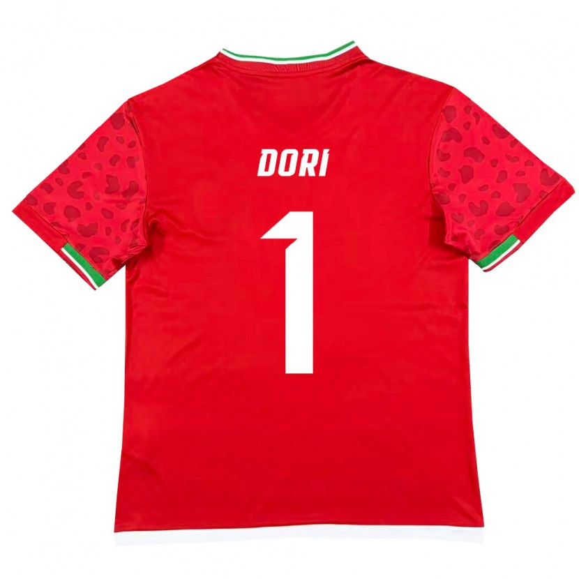 Danxen Män Iran Bardia Dori #1 Röd Vit Bortatröja Matchtröjor 26-28 Tröjor T-Tröja