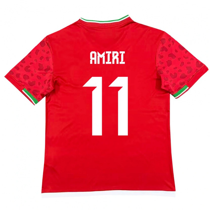Danxen Män Iran Vahid Amiri #11 Röd Vit Bortatröja Matchtröjor 26-28 Tröjor T-Tröja