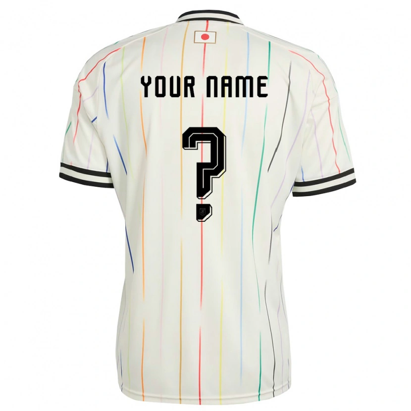 Danxen Män Japan Ditt Namn #0 Vit Svart Bortatröja Matchtröjor 26-28 Tröjor T-Tröja