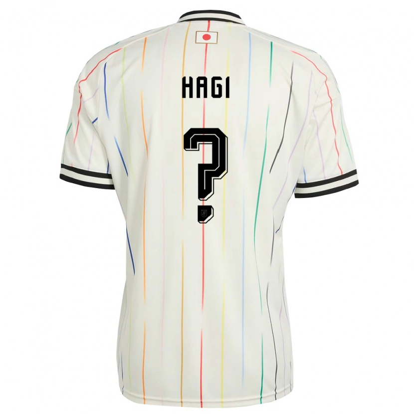 Danxen Män Japan Hiroaki Hagi #0 Vit Svart Bortatröja Matchtröjor 26-28 Tröjor T-Tröja