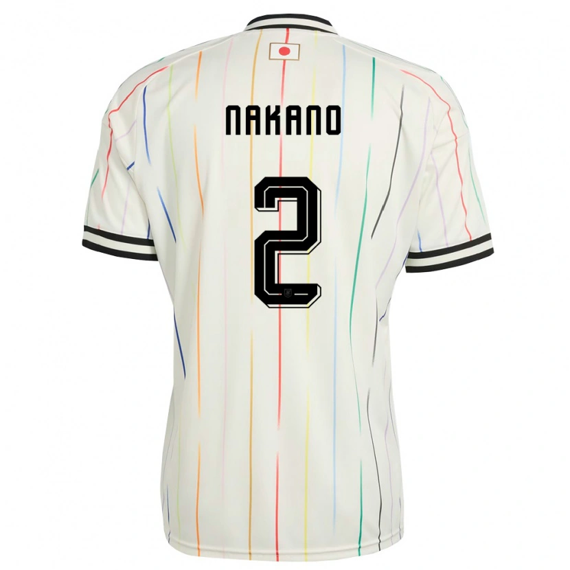Danxen Män Japan Shinya Nakano #2 Vit Svart Bortatröja Matchtröjor 26-28 Tröjor T-Tröja