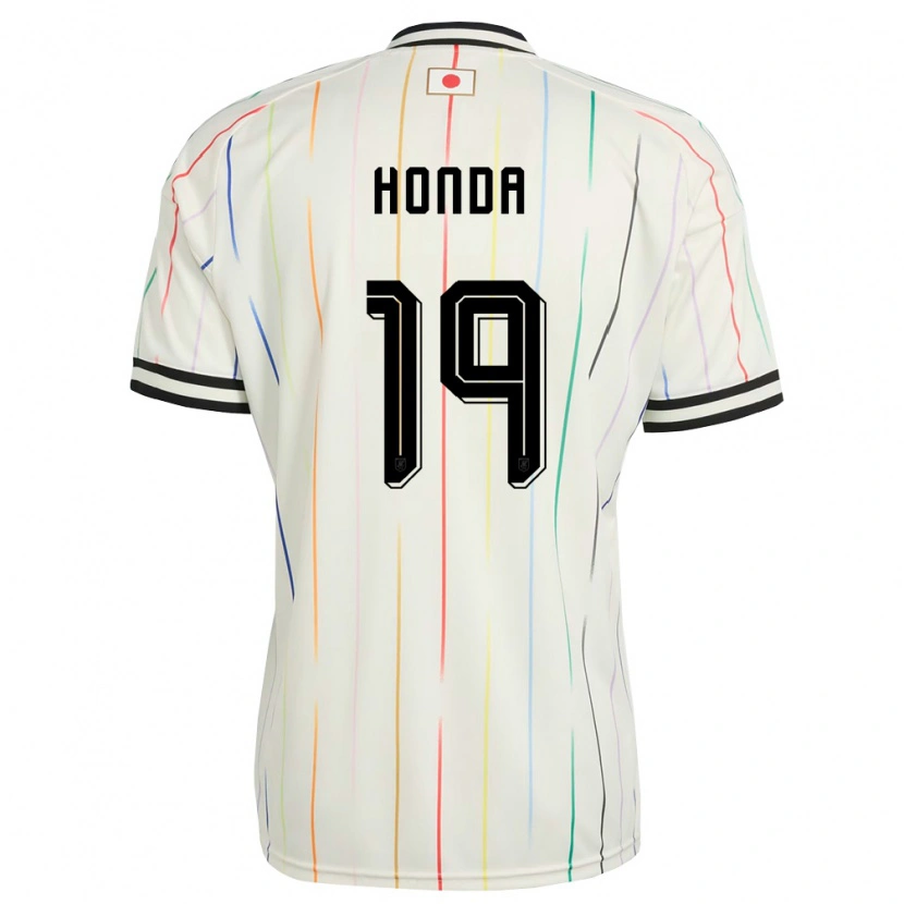 Danxen Män Japan Fuchi Honda #19 Vit Svart Bortatröja Matchtröjor 26-28 Tröjor T-Tröja