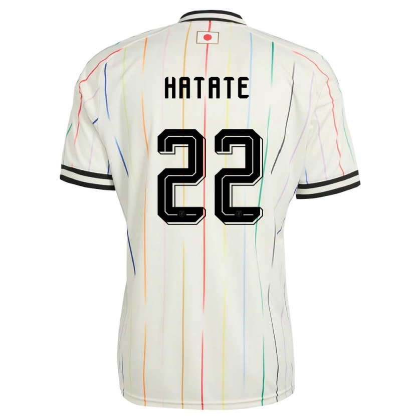 Danxen Män Japan Reo Hatate #22 Vit Svart Bortatröja Matchtröjor 26-28 Tröjor T-Tröja