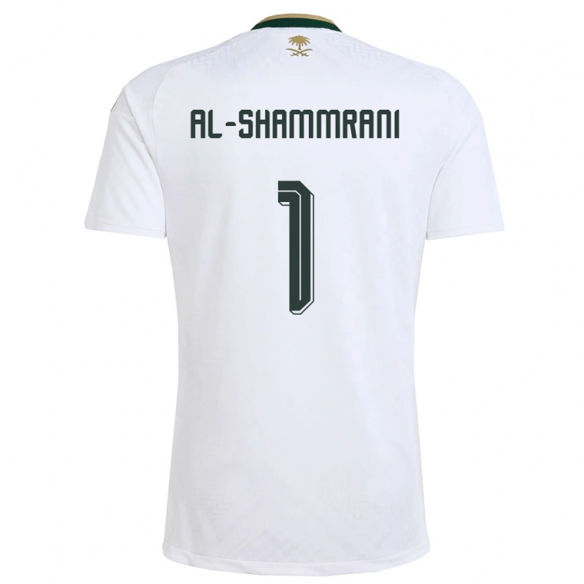 Danxen Män Saudi-Arabien Faisal Al-Shammrani #1 Vit Grön Guld Bortatröja Matchtröjor 26-28 Tröjor T-Tröja