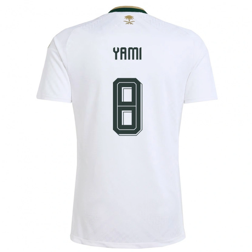 Danxen Män Saudi-Arabien Riyadh Yami #8 Vit Grön Guld Bortatröja Matchtröjor 26-28 Tröjor T-Tröja