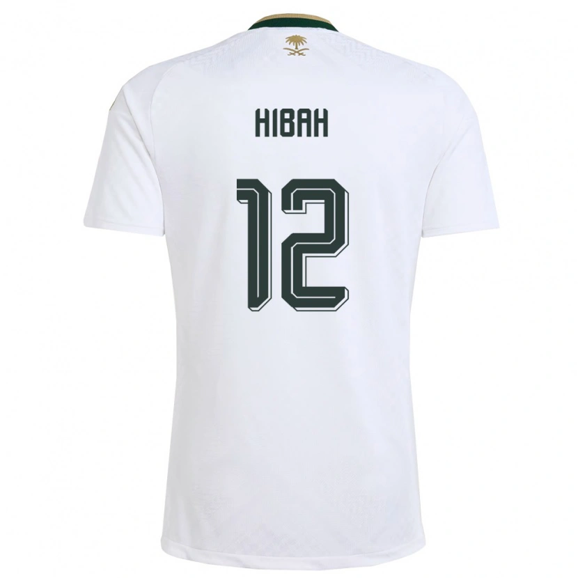 Danxen Män Saudi-Arabien Adel Hibah #12 Vit Grön Guld Bortatröja Matchtröjor 26-28 Tröjor T-Tröja