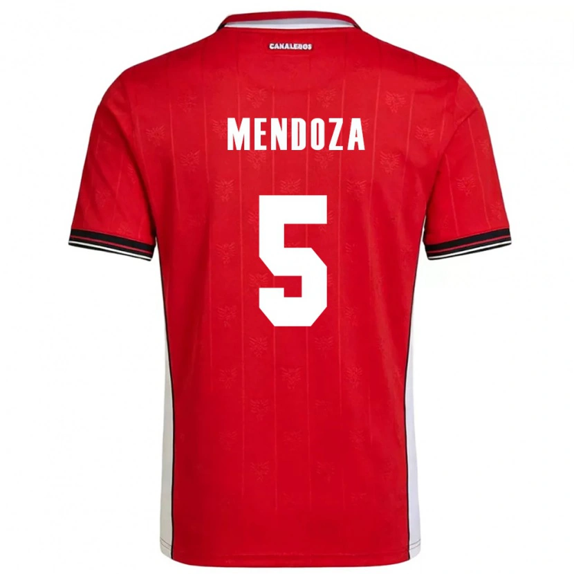 Danxen Kvinnor Panama Gabriel Mendoza #5 Röd Brun Vit Hemmatröja Matchtröjor 26-28 Tröjor T-Tröja