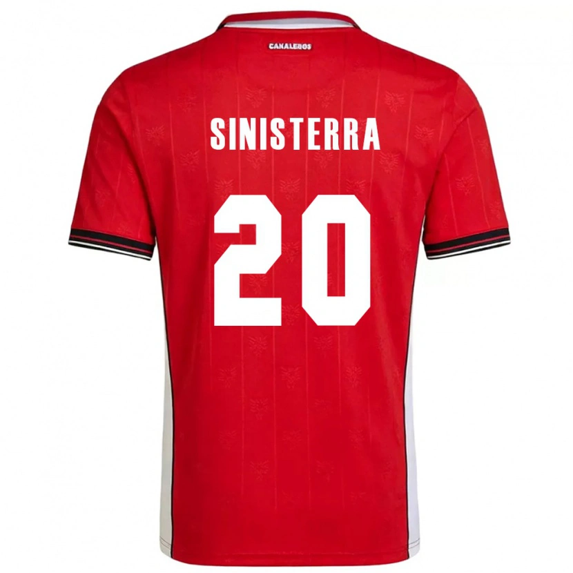 Danxen Kvinnor Panama Carlos Sinisterra #20 Röd Brun Vit Hemmatröja Matchtröjor 26-28 Tröjor T-Tröja