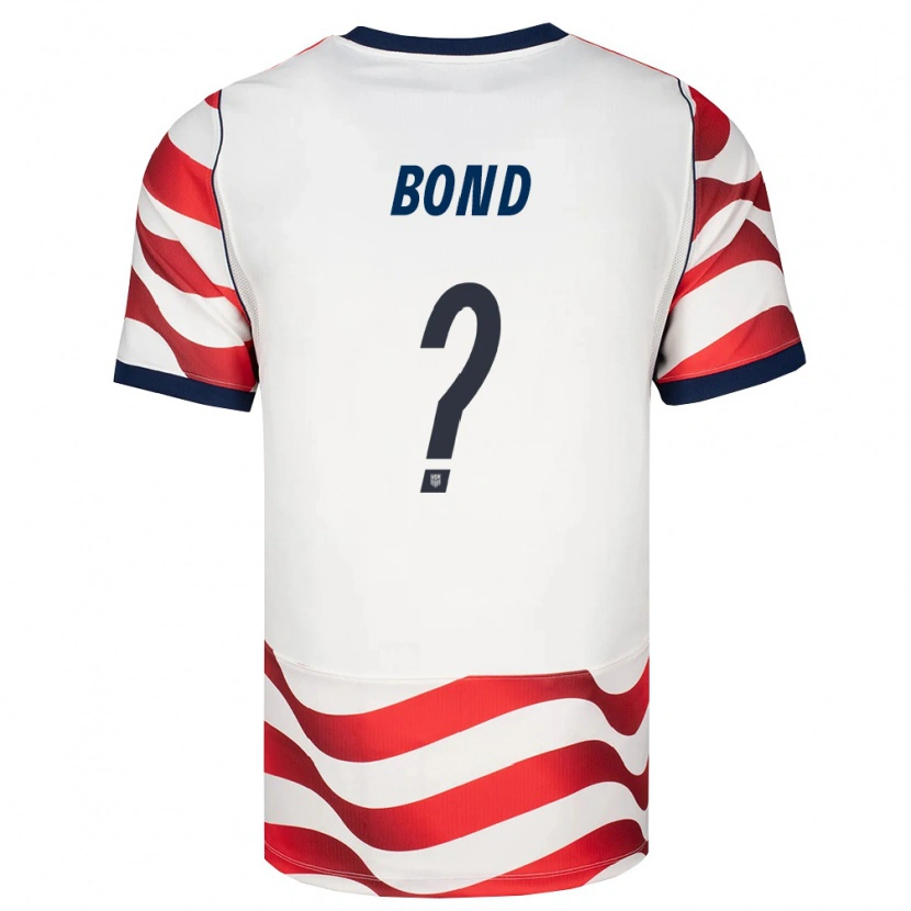 Danxen Kvinnor Usa Fred Bond #0 Röd Vit Svart Hemmatröja Matchtröjor 26-28 Tröjor T-Tröja