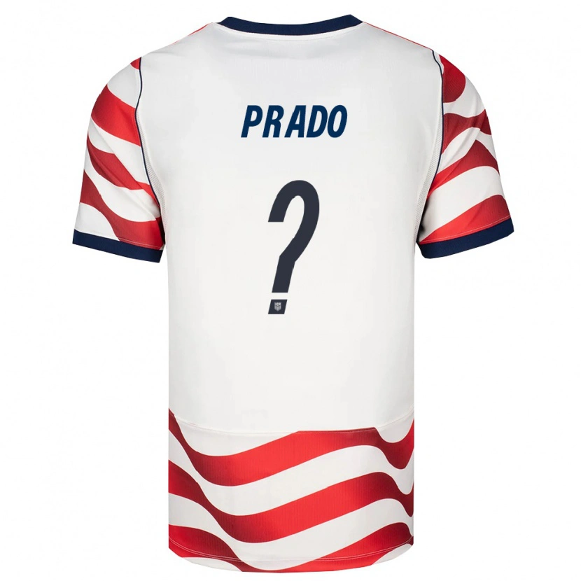 Danxen Kvinnor Usa Abraham Prado #0 Röd Vit Svart Hemmatröja Matchtröjor 26-28 Tröjor T-Tröja