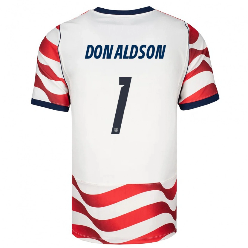 Danxen Kvinnor Usa James Donaldson #1 Röd Vit Svart Hemmatröja Matchtröjor 26-28 Tröjor T-Tröja