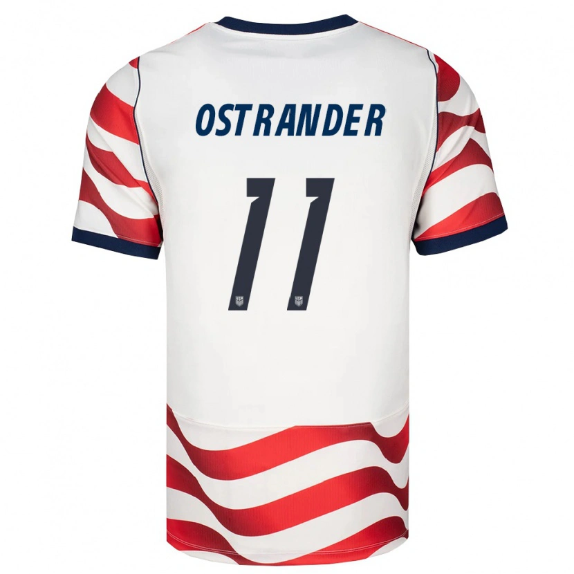 Danxen Kvinnor Usa William Ostrander #11 Röd Vit Svart Hemmatröja Matchtröjor 26-28 Tröjor T-Tröja