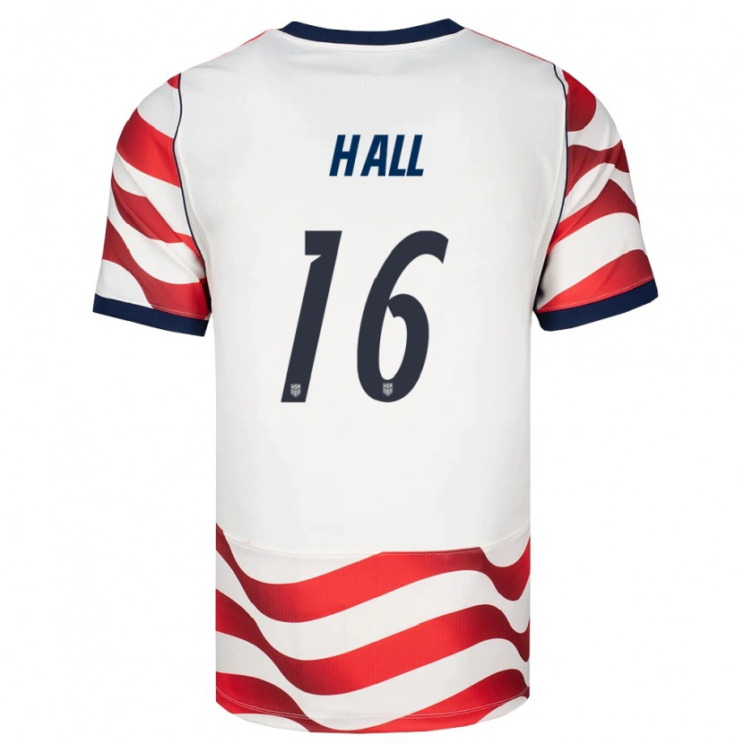 Danxen Kvinnor Usa Julian Hall #16 Röd Vit Svart Hemmatröja Matchtröjor 26-28 Tröjor T-Tröja