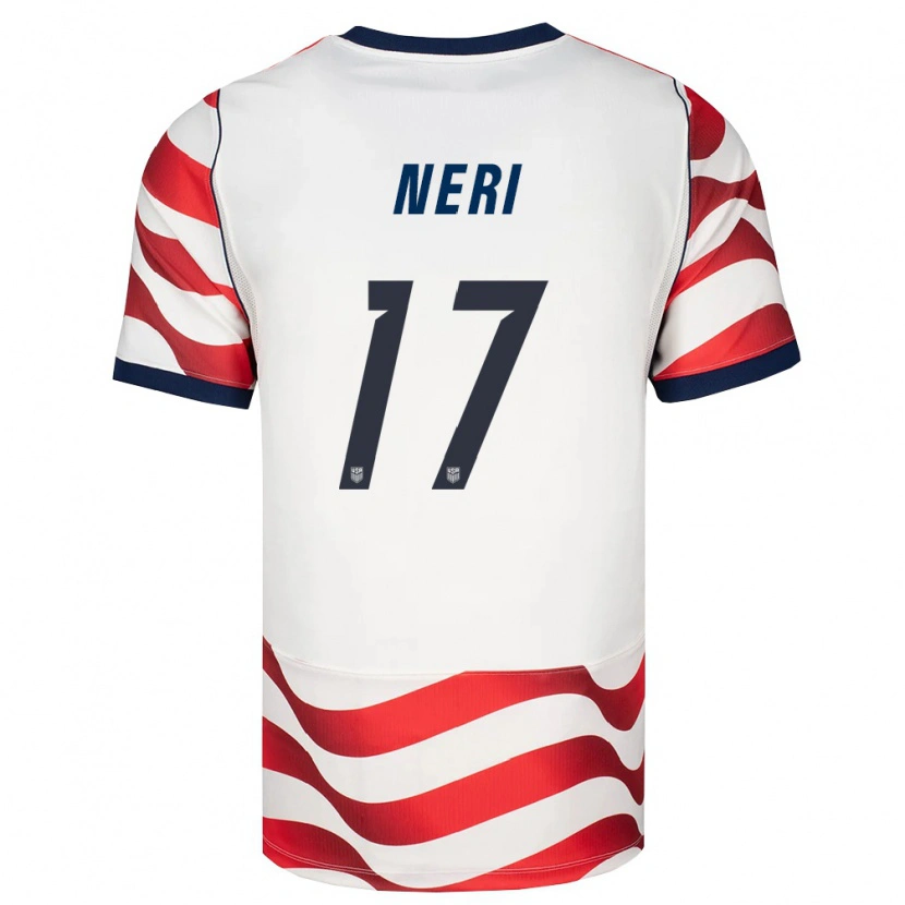 Danxen Kvinnor Usa Rodrigo Neri #17 Röd Vit Svart Hemmatröja Matchtröjor 26-28 Tröjor T-Tröja