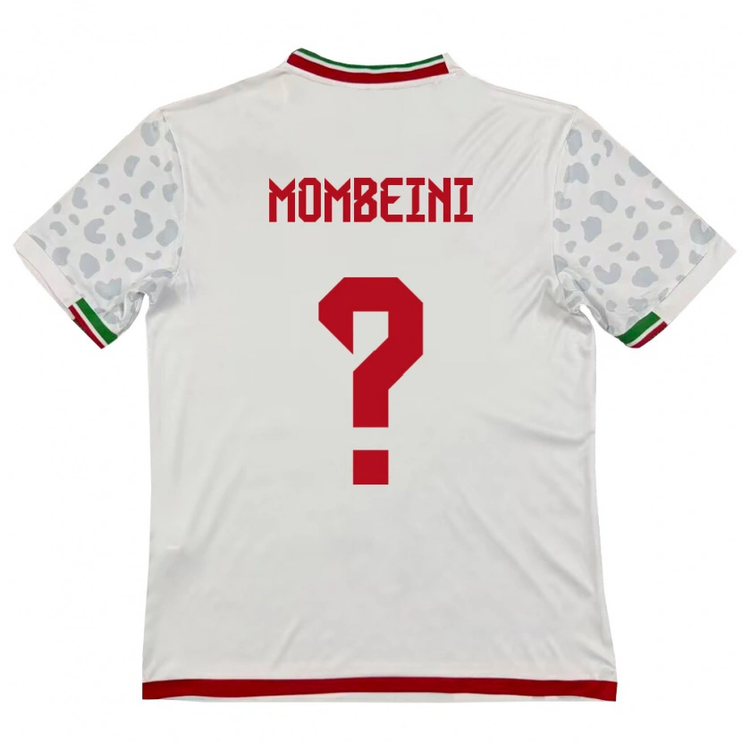 Danxen Kvinnor Iran Mohammadamin Mombeini #0 Vit Röd Hemmatröja Matchtröjor 26-28 Tröjor T-Tröja